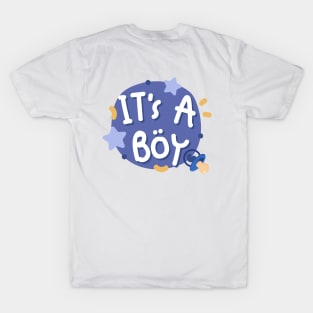 It's A Boy sticker T-Shirt